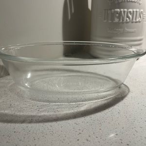 Glasbake Oval Clear Glass Dish